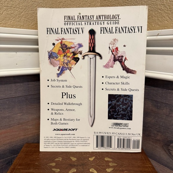 Final Fantasy Anthology Official Strategy Guide (Brady Games) & Final Fantasy XV - Picture 4 of 8